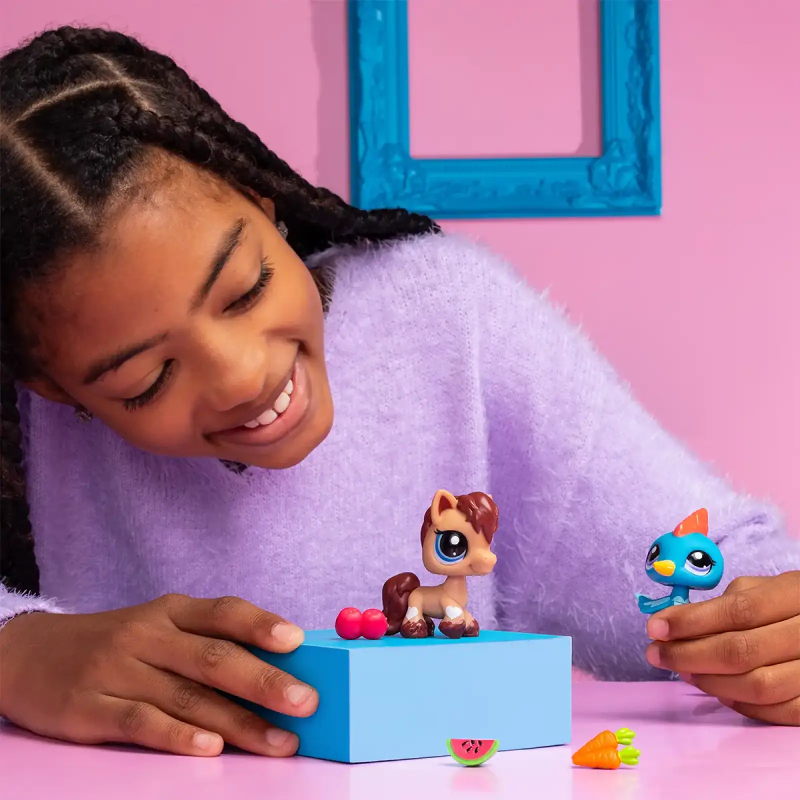 Ігровий набір LITTLEST PET SHOP – ФЕРМЕРСЬКА ФІЄСТА (2 фігурки, аксес.) (00529)