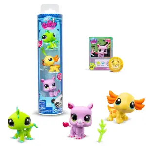 Игровой набор LITTLEST PET SHOP – НАСТРОЕНИЕ ДИКОЙ ПРИРОДЫ (3 фигурки, аксесс.) (00557)
