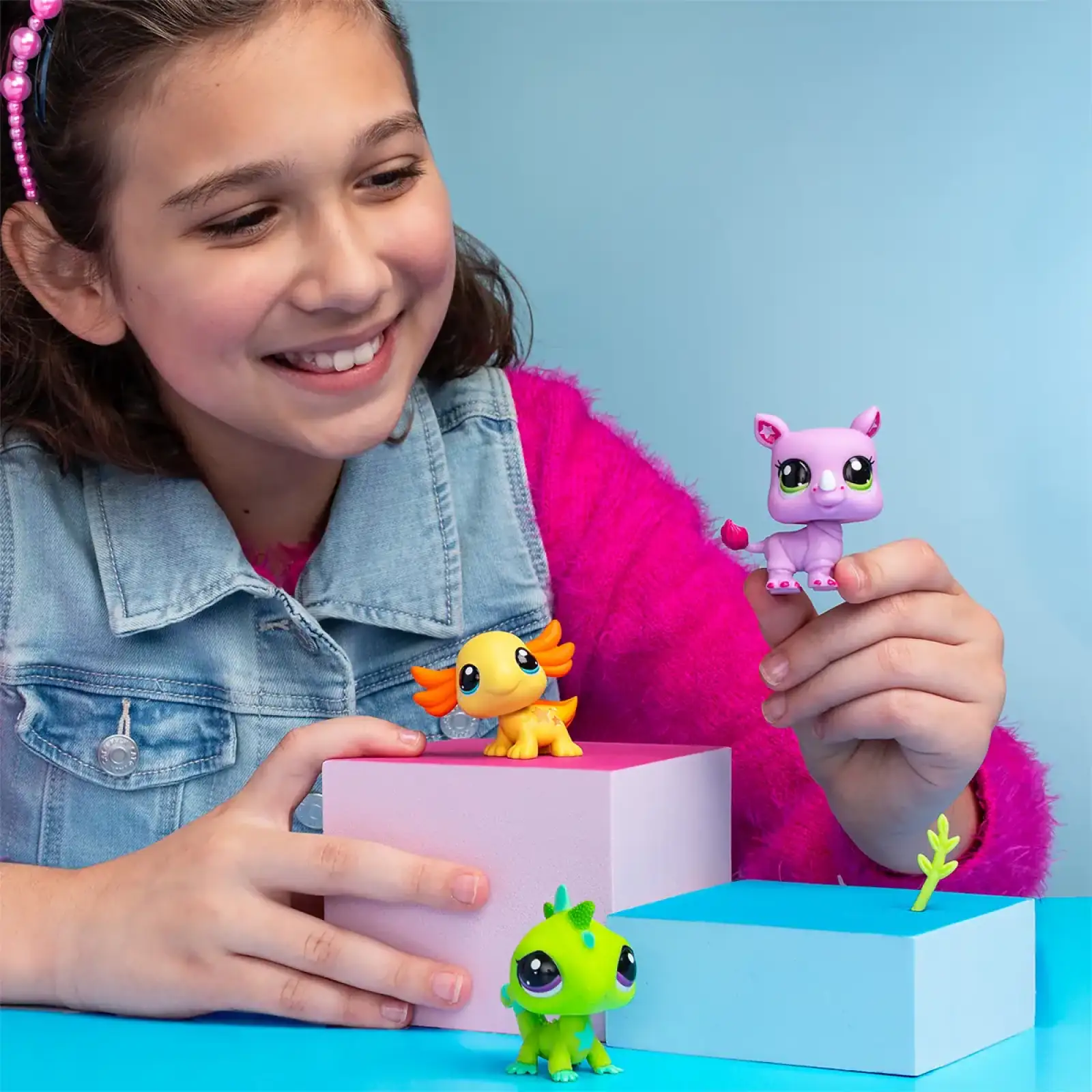Игровой набор LITTLEST PET SHOP – НАСТРОЕНИЕ ДИКОЙ ПРИРОДЫ (3 фигурки, аксесс.) (00557)