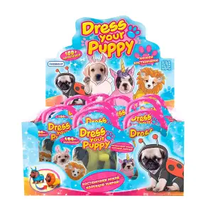 Стретч-іграшка у вигляді тварини DRESS YOUR PUPPY S1 - ЦУЦЕНЯТКО В КОСТЮМЧИКУ (в асорт., в дисплеї) (0222)