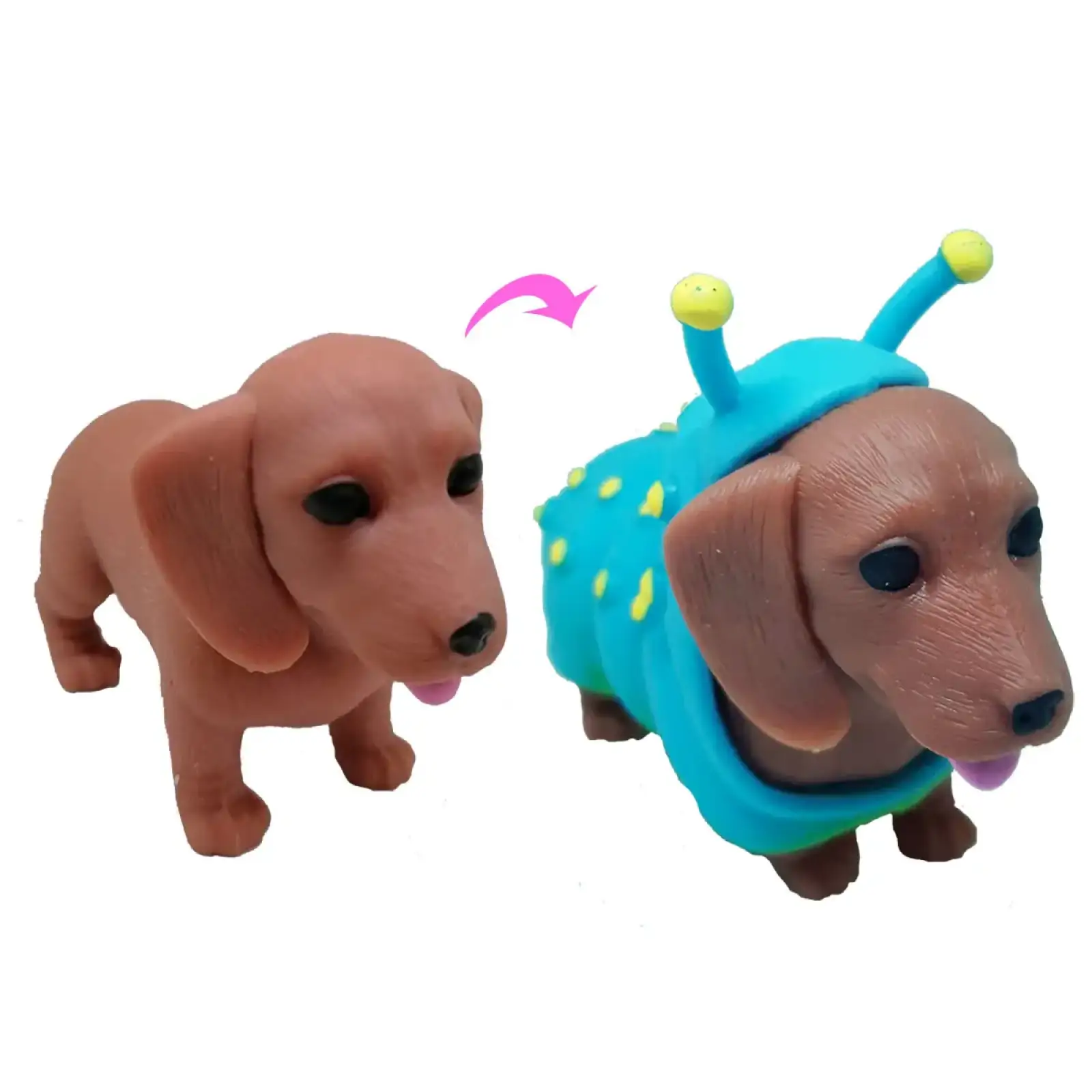 Стретч-іграшка у вигляді тварини DRESS YOUR PUPPY S1 - ЦУЦЕНЯТКО В КОСТЮМЧИКУ (в асорт., в дисплеї) (0222)