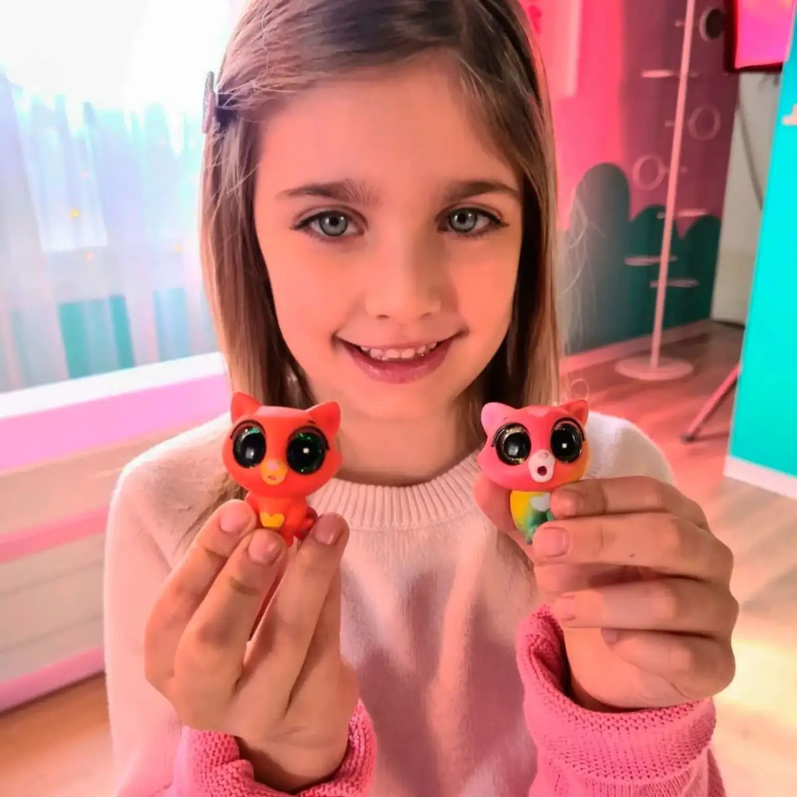 Коллекционная фигурка-сюрприз YOU YOU - РАДУЖНЫЕ КОТЯТА (в диспл.) #sbabam (58/CN-2020)
