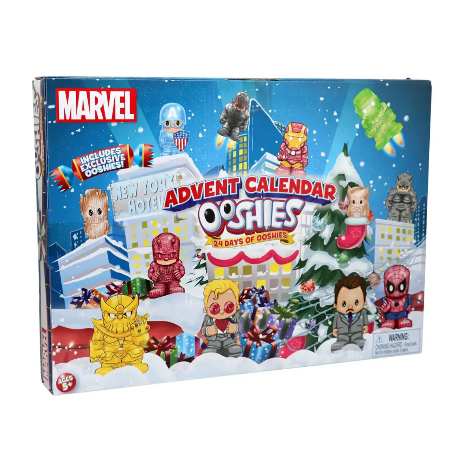 Набір ігрових фігурок OOSHIES – АДВЕНТ-КАЛЕНДАР МАРВЕЛ (24 фігурки) (23296)