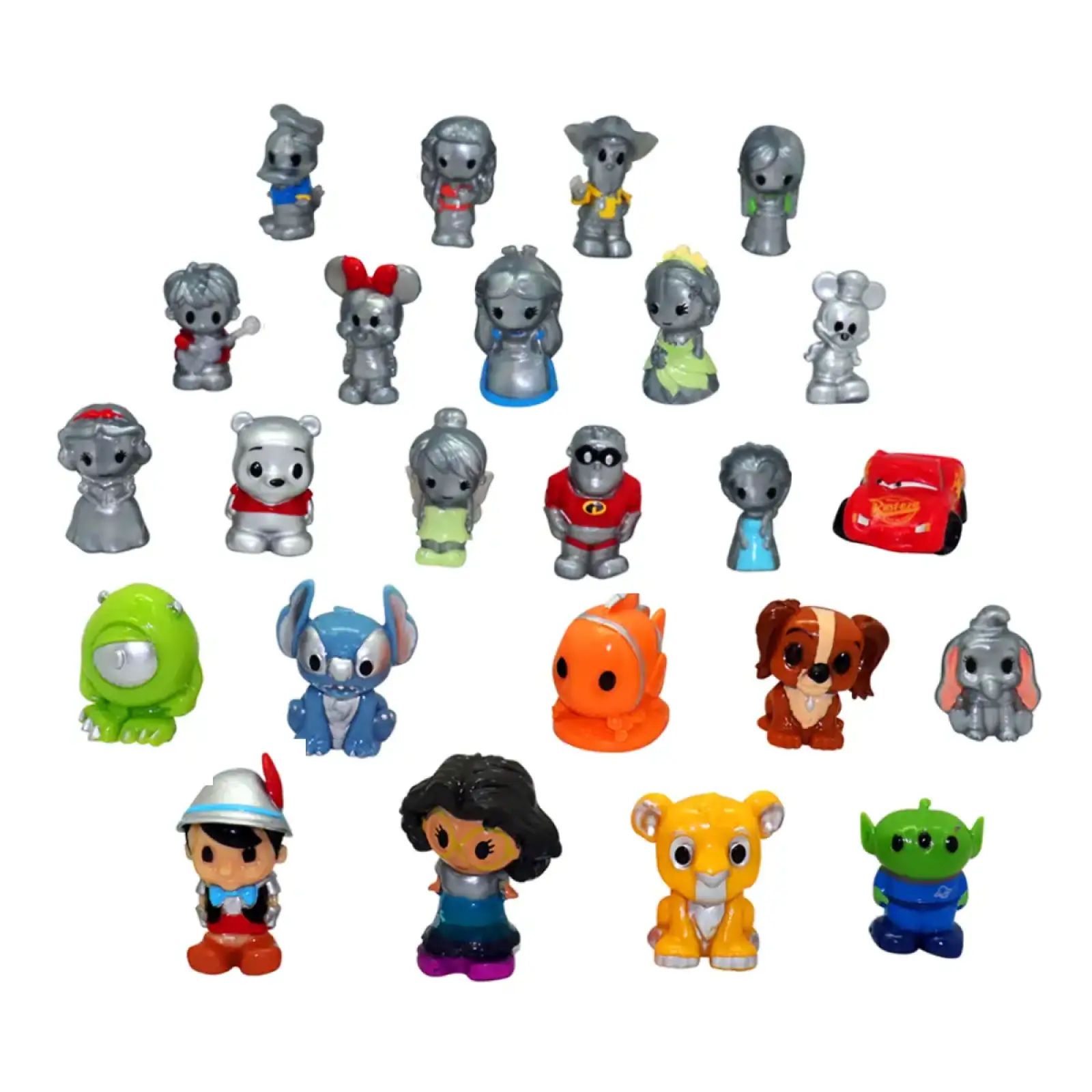 Набор игровых фигурок OOSHIES – АДВЕНТ-КАЛЕНДАРЬ ДИСНЕЙ 100 (24 фигурки) (23975)