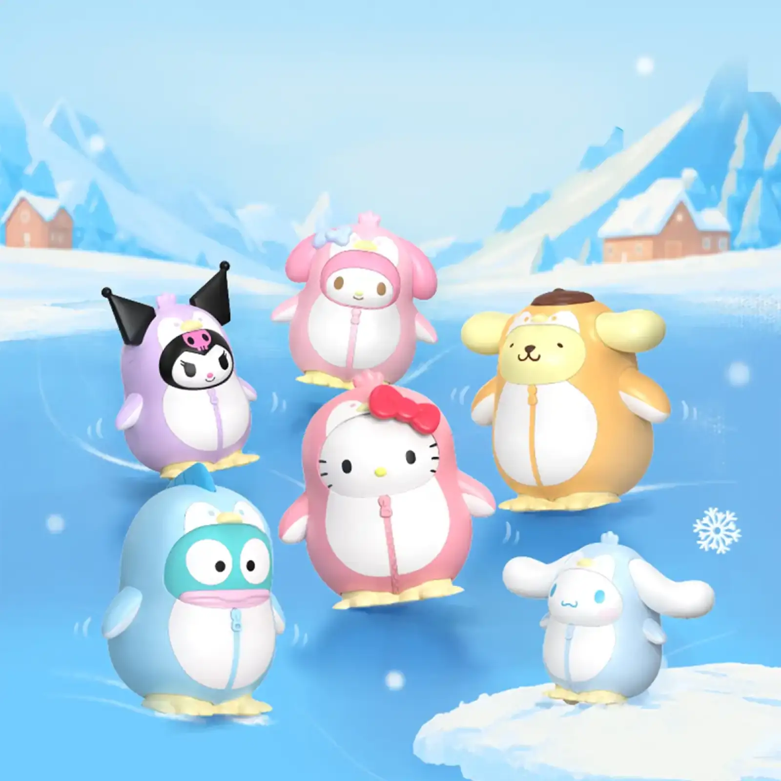 Механічна іграшка-сюрприз POP TOP SANRIO – БАЛ ПІНГВІНІВ (в ас.) (25WDL-001)