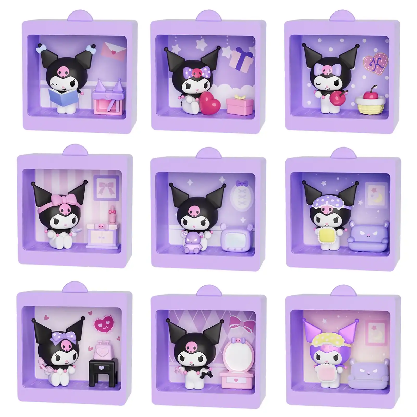 Фигурка-сюрприз POP TOP KUROMI – ПРАЗДНИЧНОЕ НАСТРОЕНИЕ (свет, в асс.) (25WH-001)