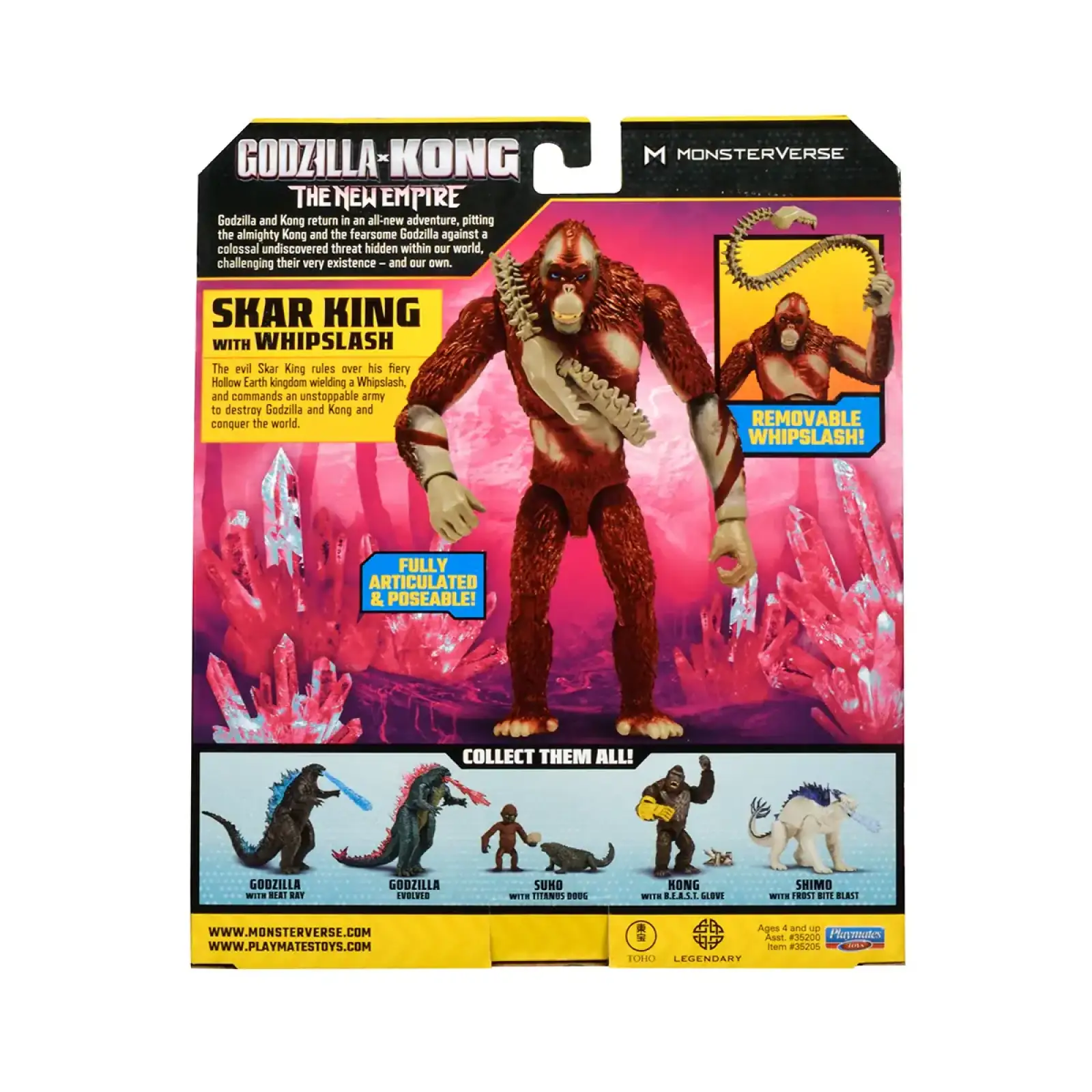 Фігурка GODZILLA X KONG – СКАР КІНГ ЗІ ЗБРОЄЮ (15 cm) Godzilla vs. Kong (35205)