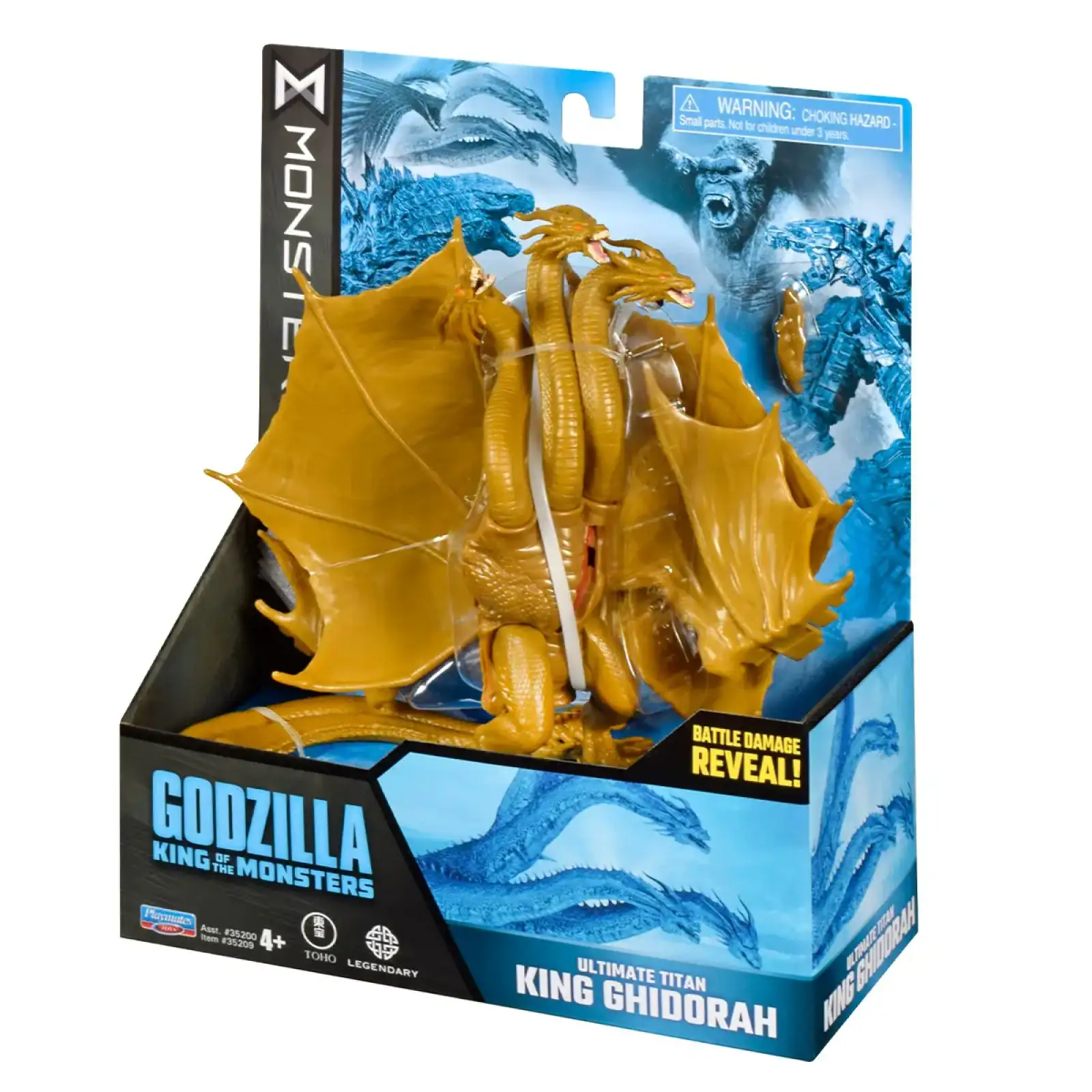 Ігрова фігурка GODZILLA VS. KONG S2 – КОРОЛЬ ГІДОРА (з аксес.) (35209)