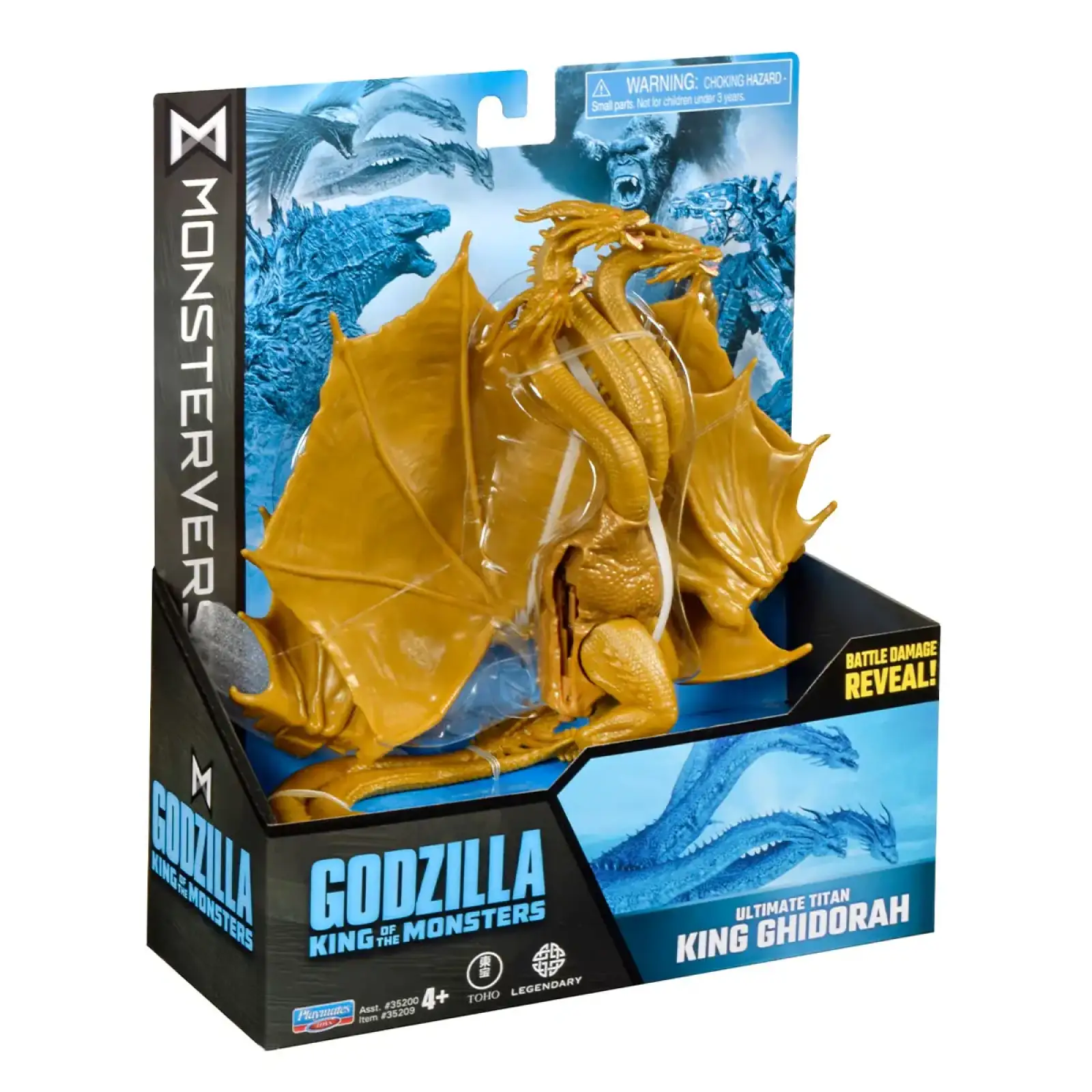 Ігрова фігурка GODZILLA VS. KONG S2 – КОРОЛЬ ГІДОРА (з аксес.) (35209)