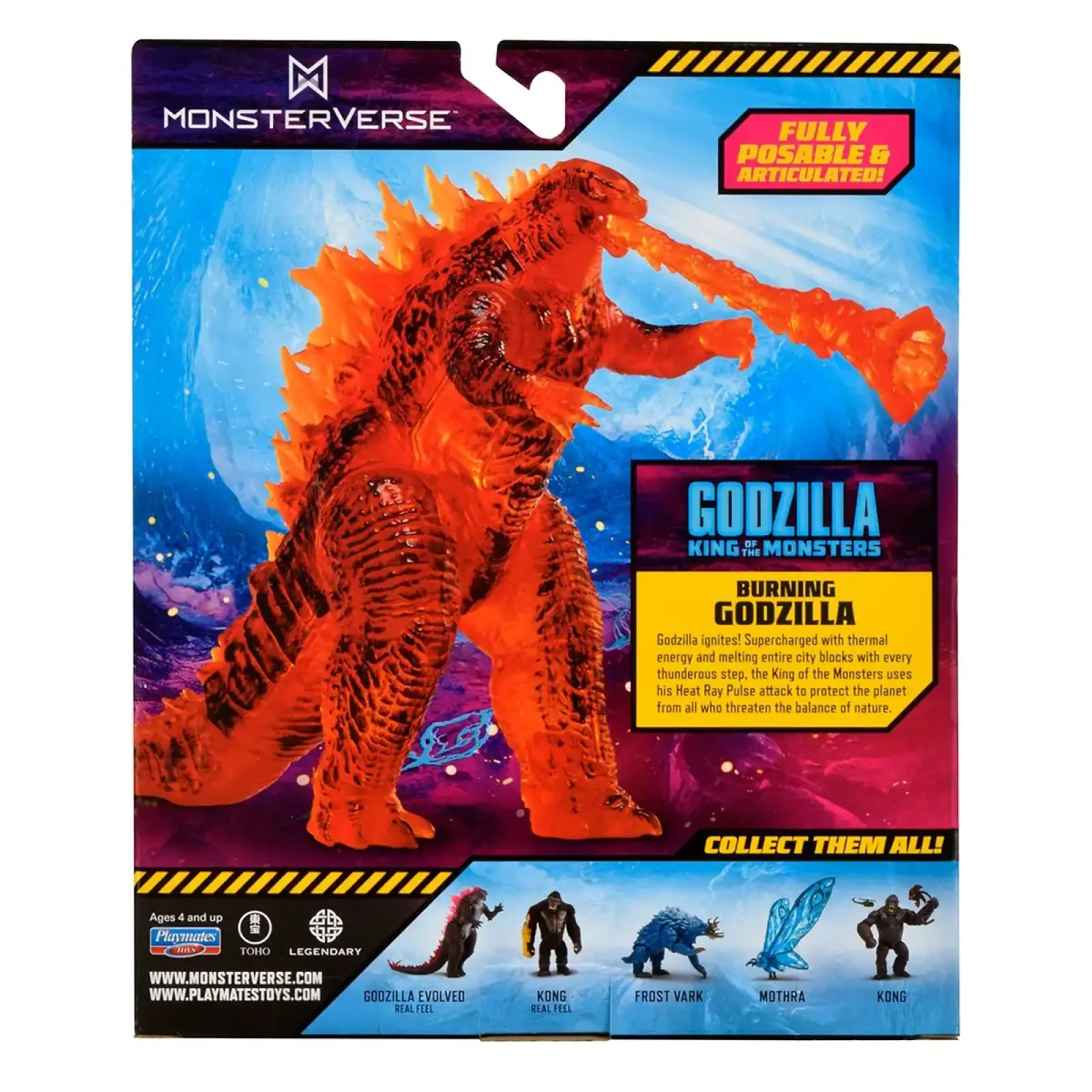 Фигурка GODZILLA VS. KONG – ОГНЕННАЯ ГОДЗИЛЛА (35217N)