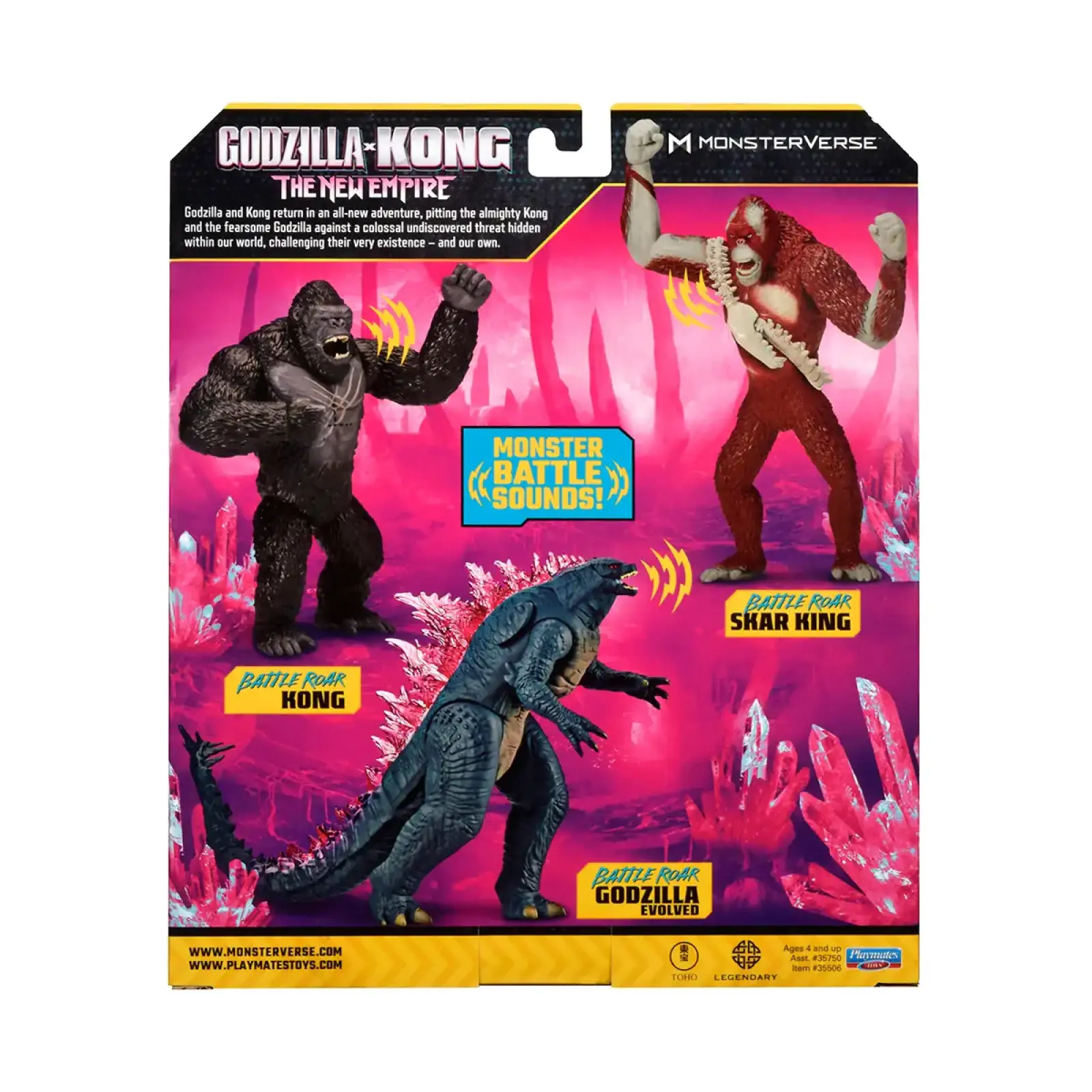 Фігурка GODZILLA X KONG – ҐОДЗІЛЛА ГОТОВА ДО БОЮ (18 cm, звук) Godzilla vs. Kong (35506)