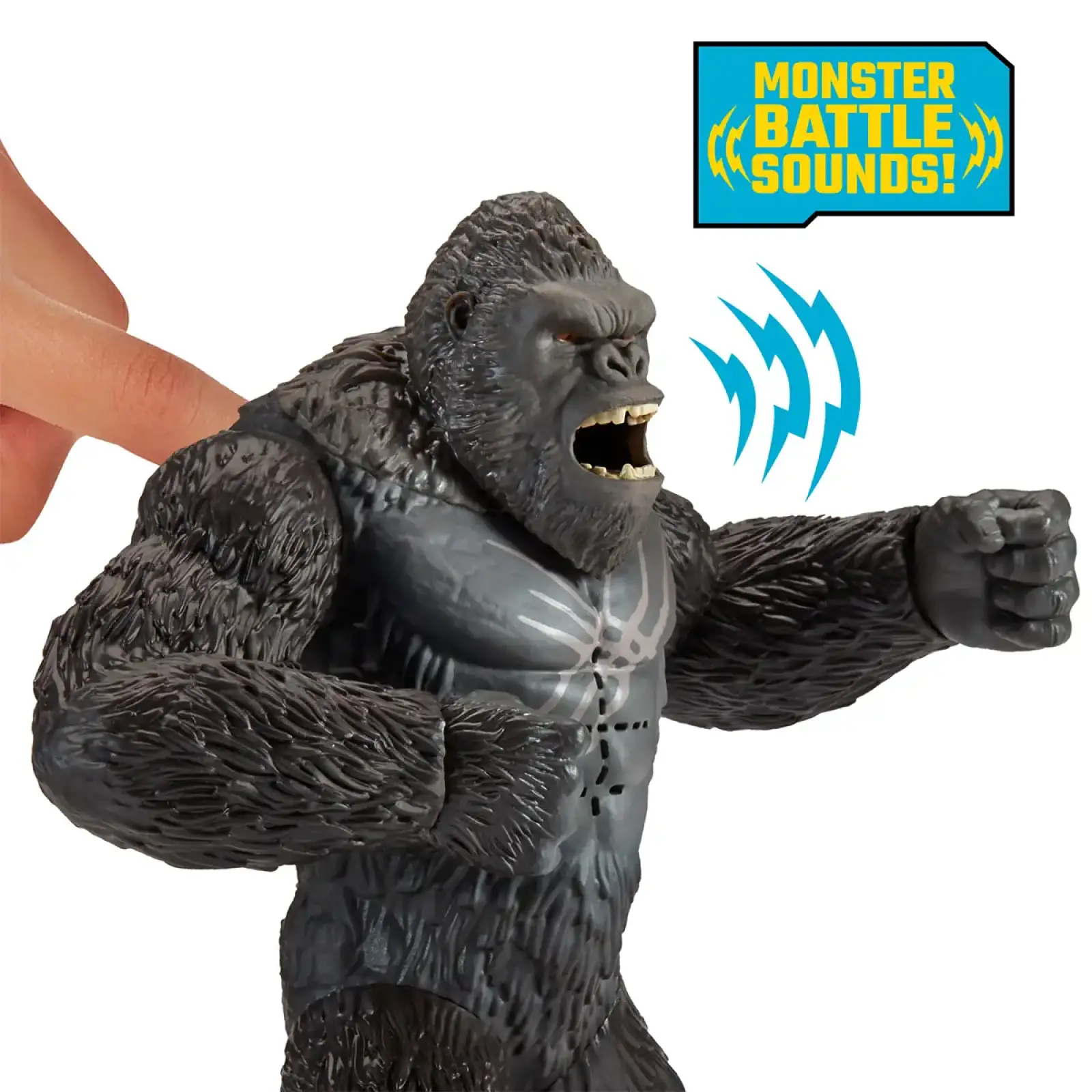 Фігурка GODZILLA X KONG – КОНГ ГОТОВИЙ ДО БОЮ (18 cm, звук) Godzilla vs. Kong (35507)