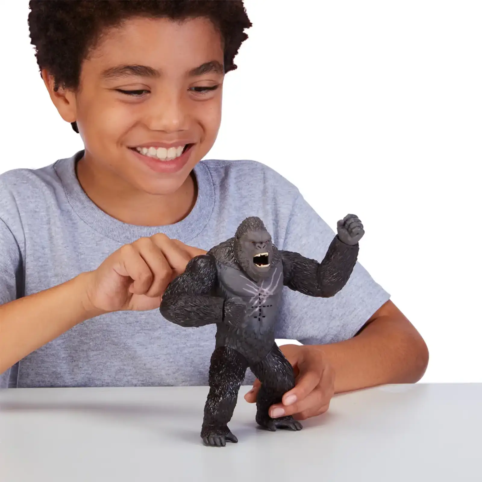 Фігурка GODZILLA X KONG – КОНГ ГОТОВИЙ ДО БОЮ (18 cm, звук) Godzilla vs. Kong (35507)