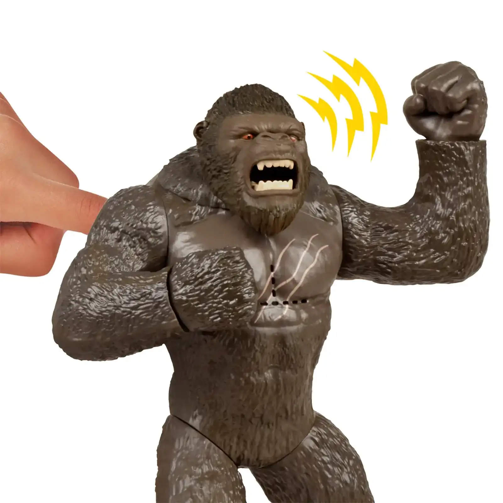Фігурка GODZILLA VS. KONG S2 – КОНГ ГОТОВИЙ ДО БОЮ (18 см, звук) (35757N)