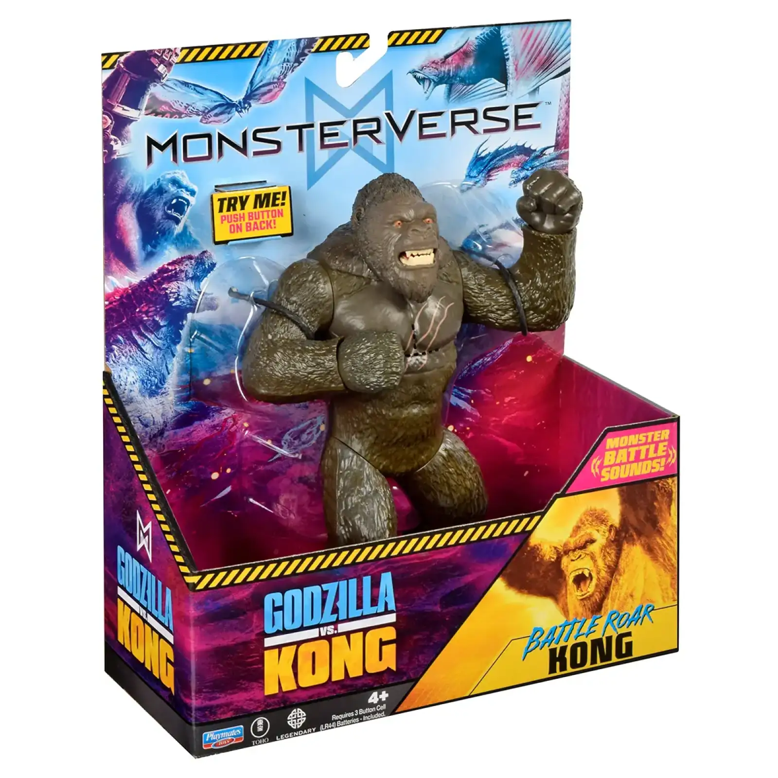 Фігурка GODZILLA VS. KONG S2 – КОНГ ГОТОВИЙ ДО БОЮ (18 см, звук) (35757N)
