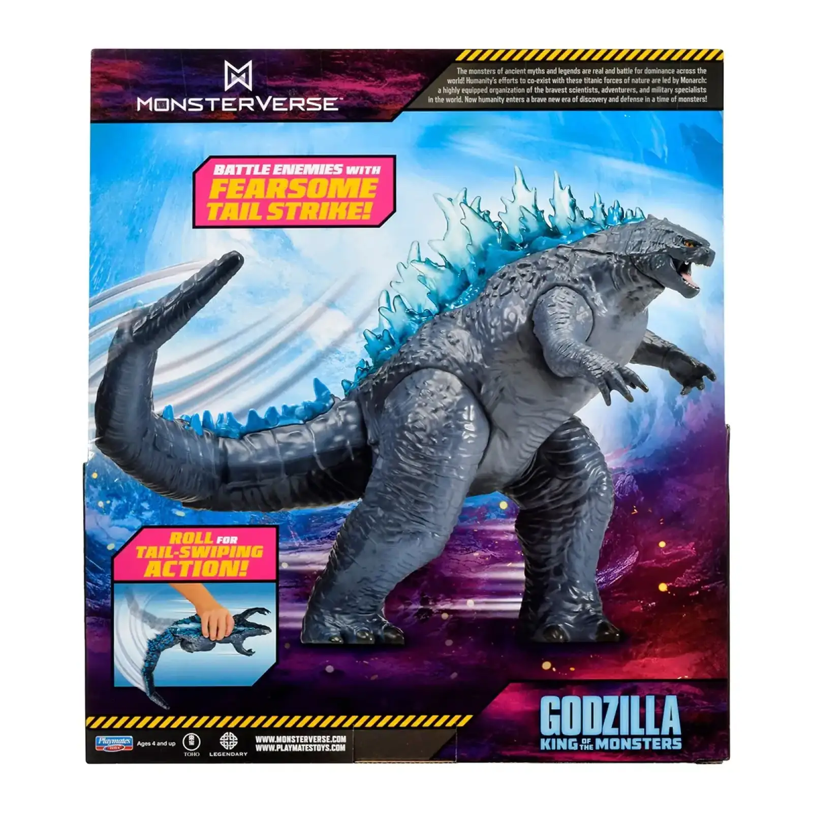Фигурка GODZILLA VS. KONG – ГОДЗИЛЛА ГИГАНТ ГОТОВА К БОЮ (28 см) (35921N)