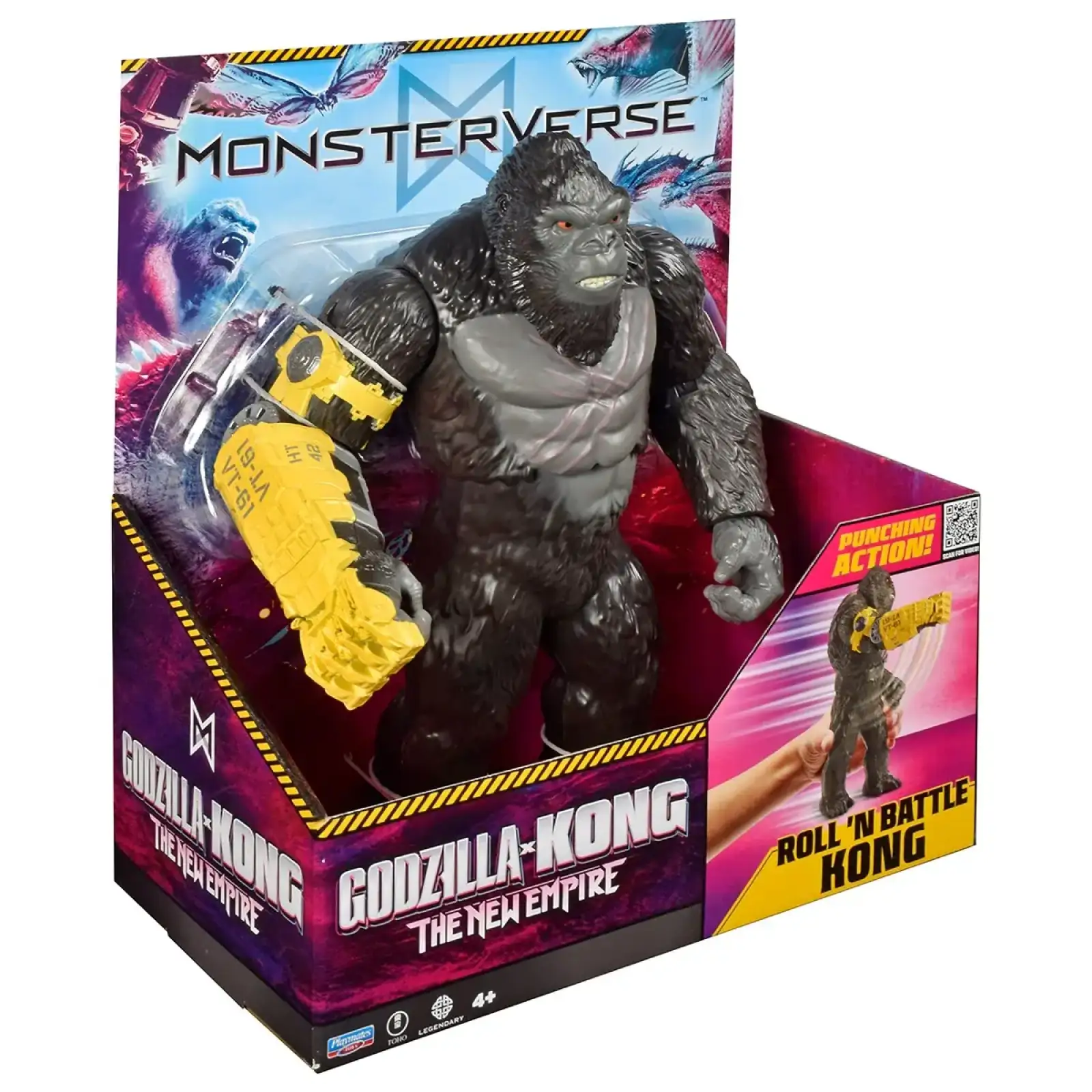 Фигурка GODZILLA VS. KONG – КОНГ ГИГАНТ ГОТОВ К БОЮ (28 см) (35922N)