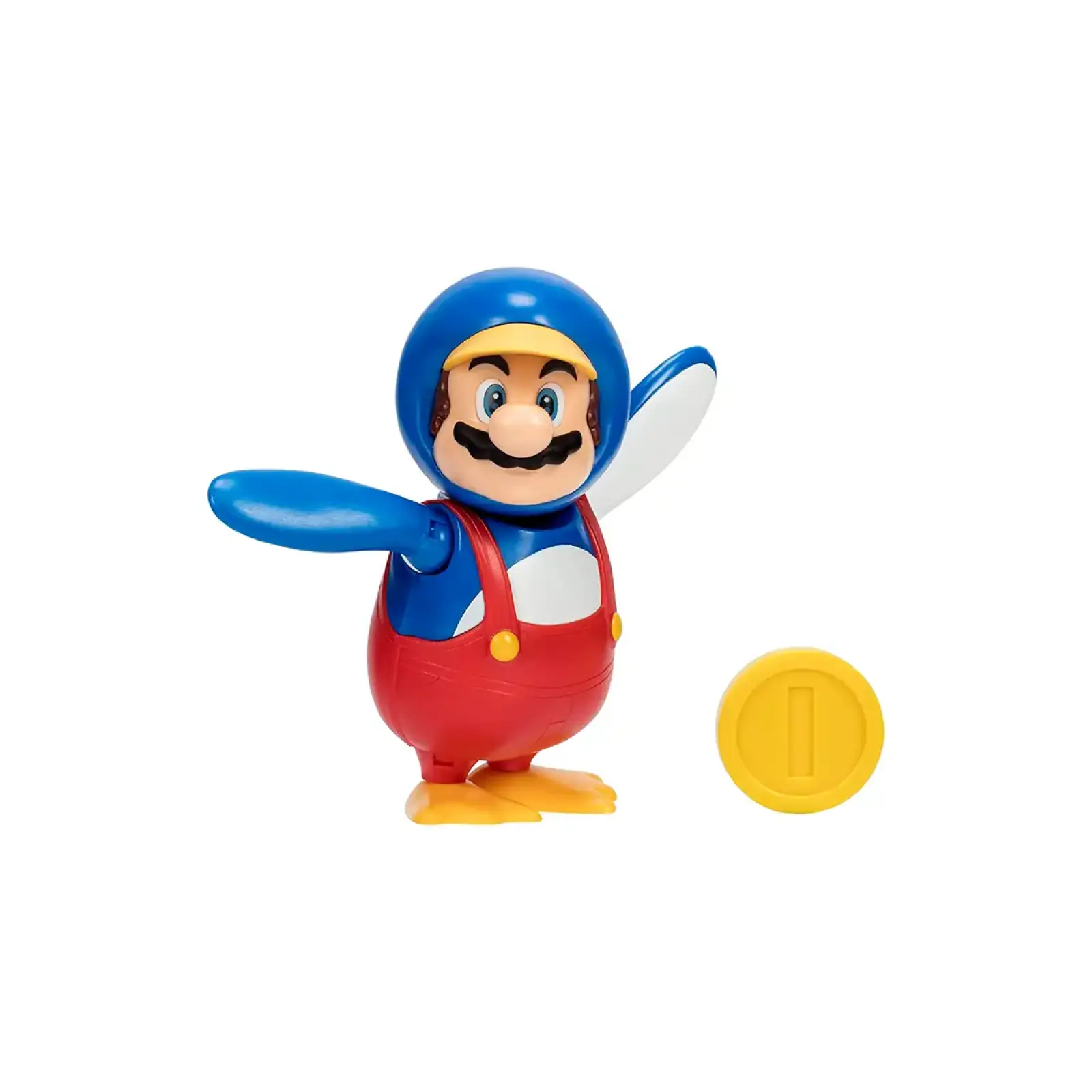 Игровая фигурка с артикуляцией SUPER MARIO - МАРИО-ПИНГВИН (10 cm, с аксессуаром) (40824i)