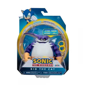 Ігрова фігурка з артикуляцією SONIC THE HEDGEHOG - МОДЕРН КІТ БІГ (10 cm, з аксес.) (41680i-GEN)