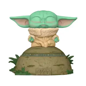 Игровая фигурка FUNKO POP! DELUXE серии "Мандалорец" - МАЛЫШ ИСПОЛЬЗУЕТ СИЛУ (свет, звук) (58390)
