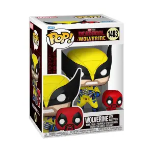 Набір ігрових фігурок FUNKO POP! серії "Дедпул 3" - РОСОМАХА З БЕБІПУЛОМ (82382)