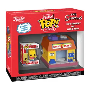 Набор фигурок BITTY POP! Town серии "Симпсоны" - БАРТ СИМПСОН И КВИКИ-МАРТ Funko (83684)