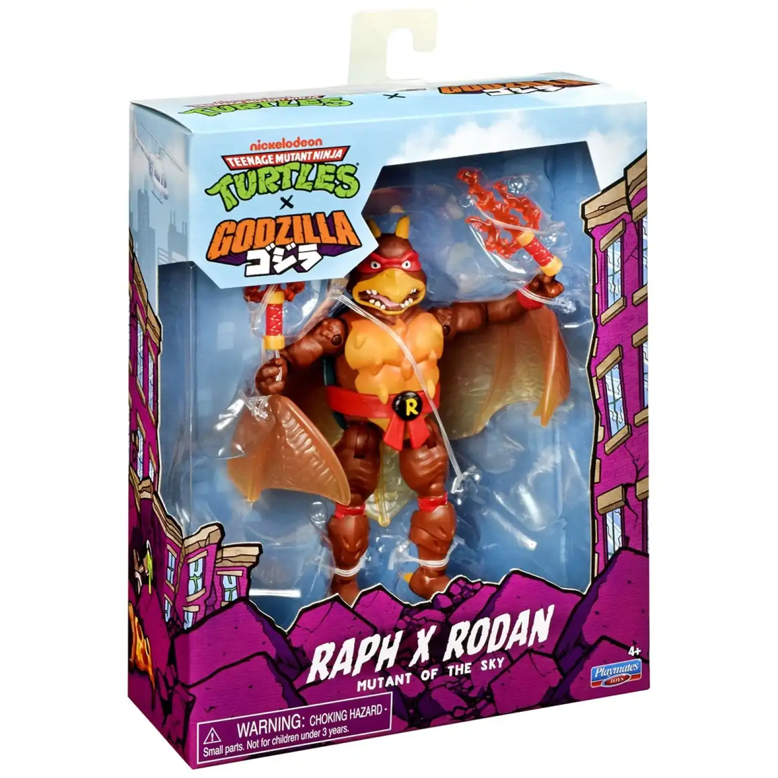 Фигурка TMNT X GODZILLA – РАФ В ОБРАЗЕ РОДАНА Godzilla vs. Kong (84674)