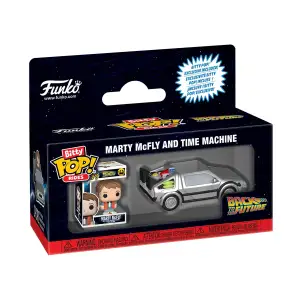 Набор фигурок BITTY POP! Ride серии "Назад в будущее" - МАРТИ И МАШИНА ВРЕМЕНИ Funko (85521)