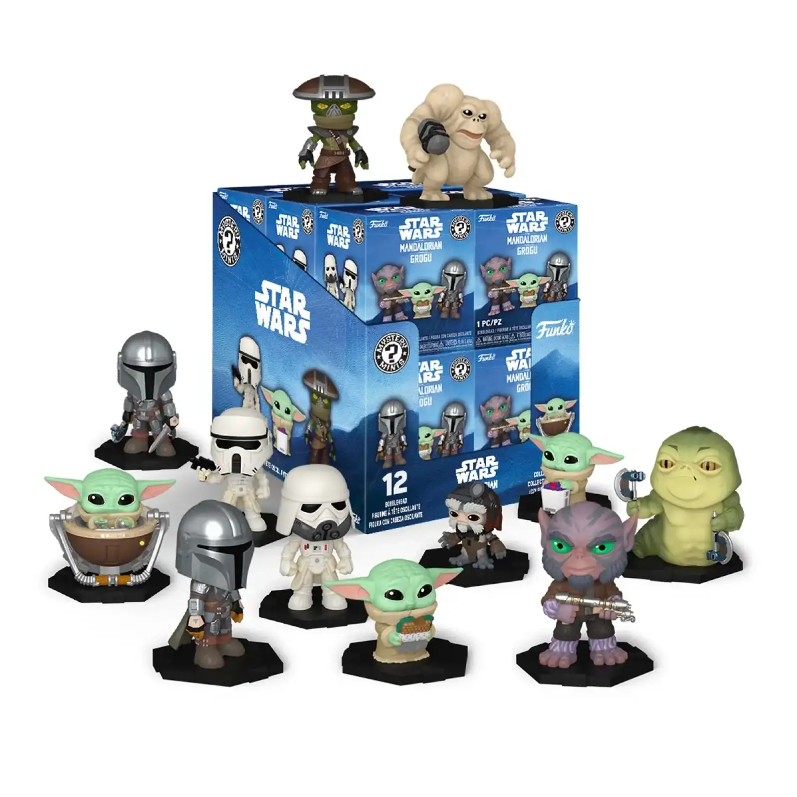 Ігрова фігурка MYSTERY MINIS - МАНДАЛОРЕЦЬ І ҐРОҐУ (в асорт., у диспл.) Funko (90819)