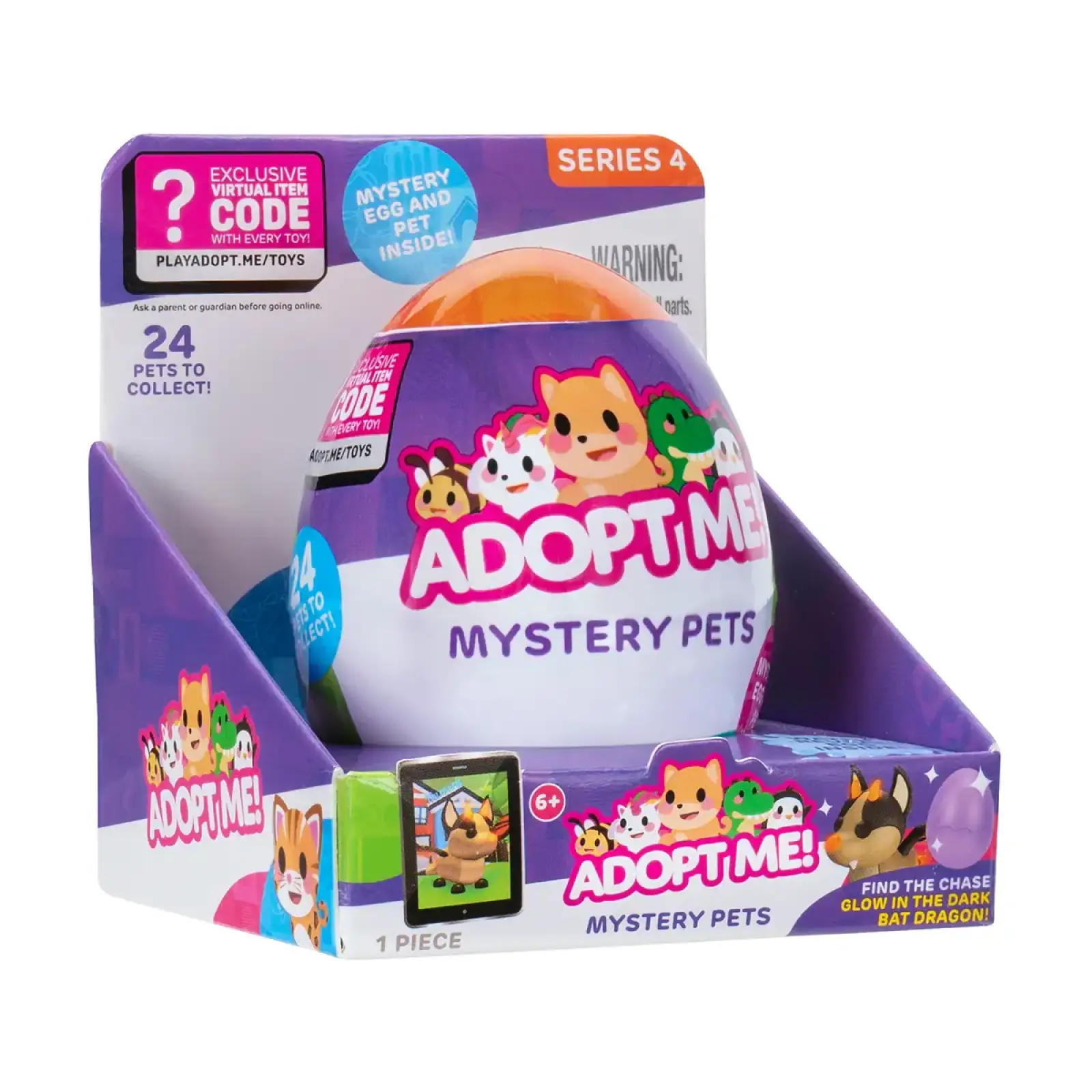 Іграшка-сюрприз в яйці ADOPT ME! S4 – КАЗКОВІ ТВАРИНИ (24 видів, в асорт.) (AME0107)
