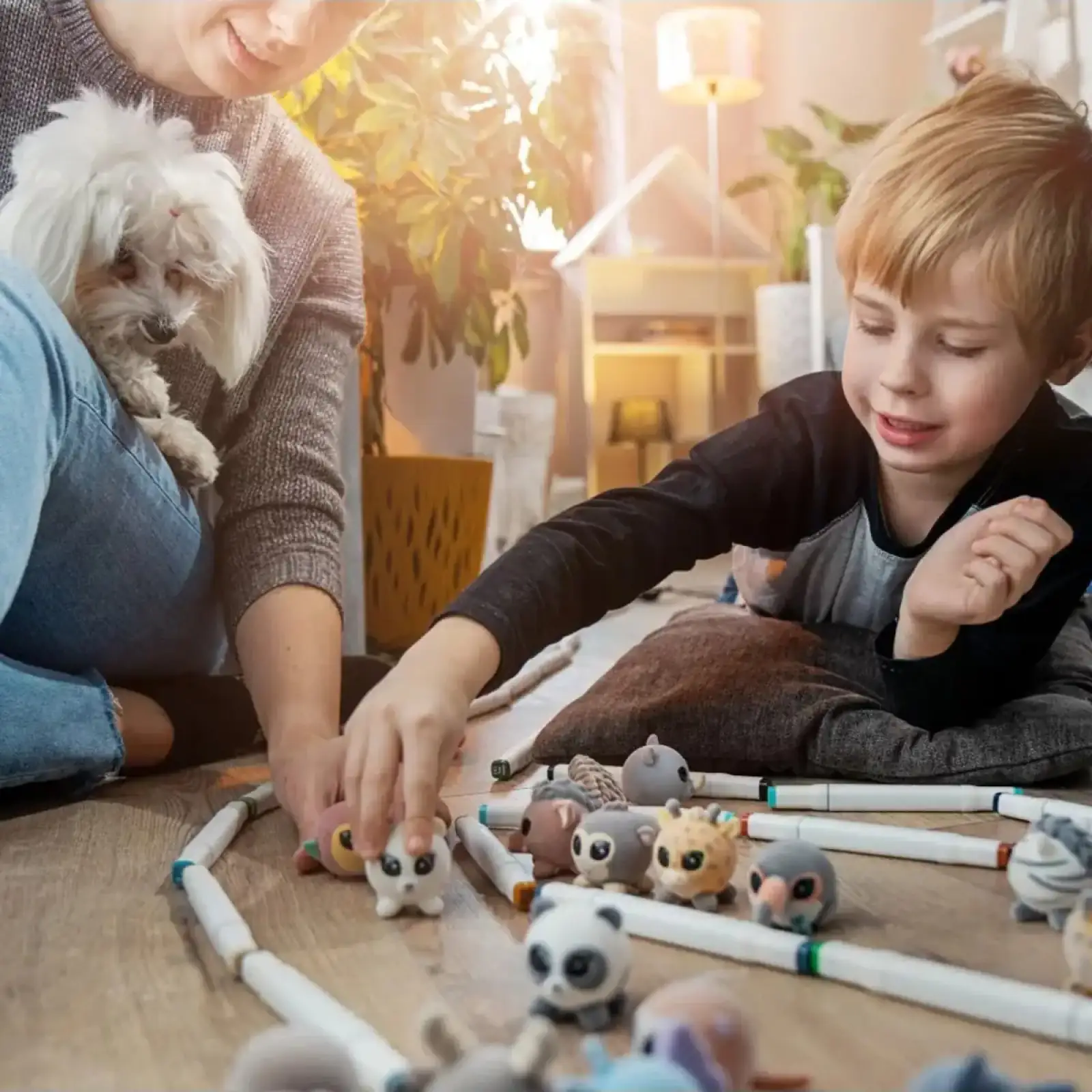 Коллекционная фигурка FLOCKIES - ПОПУГАЙ АРА ЭШЛИ (FLO0105)