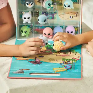 Игровой коллекционный набор FLOCKIES - ТРОПИЧЕСКИЙ ОСТРОВ (домик, эксклюзивная фигурка) (FLO0415)
