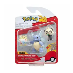 Набір ігрових фігурок POKEMON W17 - ТОГЕПІ, ПАНЧАМ, ВАРТОРТЛ (PKW3051)