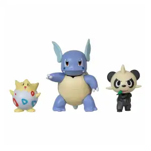 Набір ігрових фігурок POKEMON W17 - ТОГЕПІ, ПАНЧАМ, ВАРТОРТЛ (PKW3051)