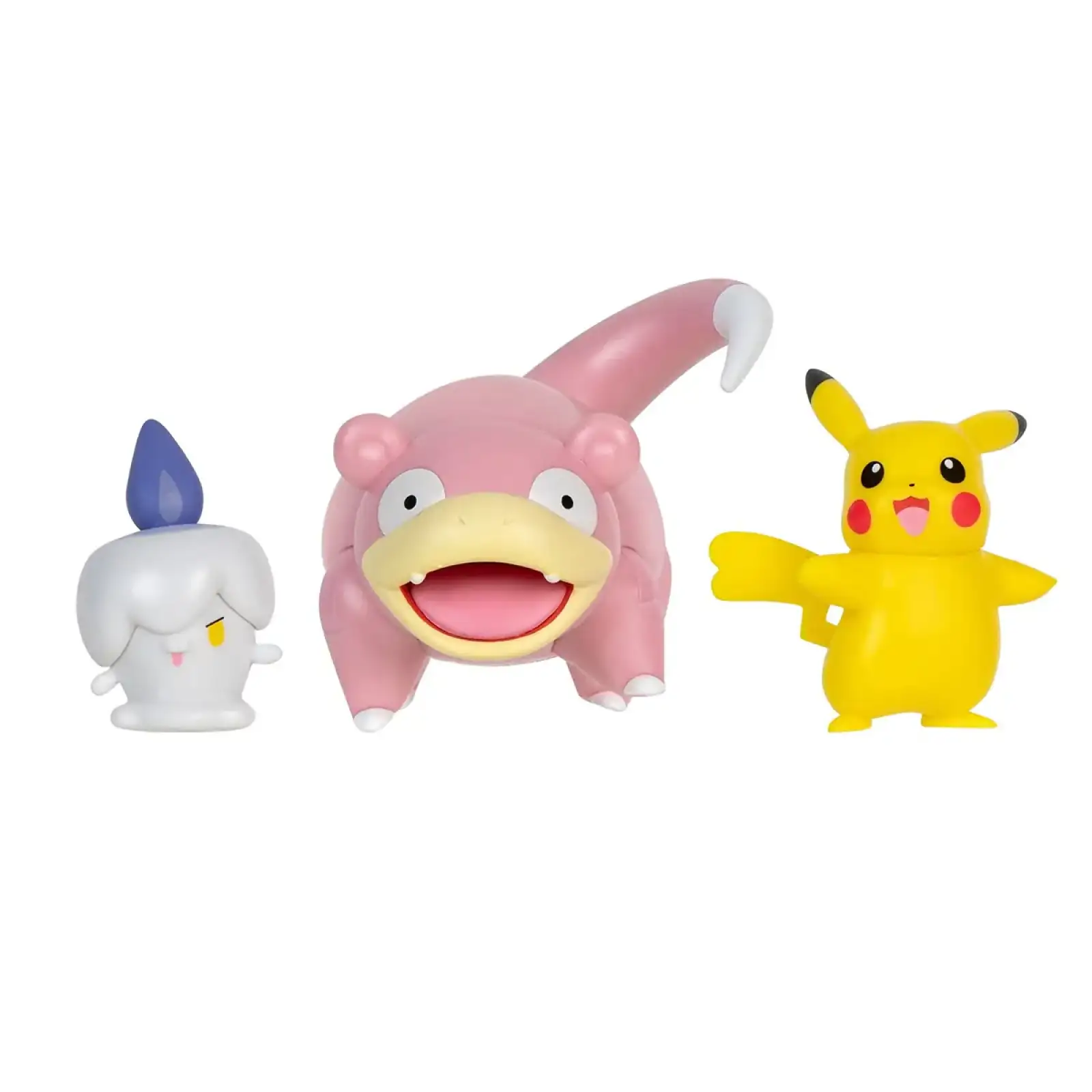 Набір ігрових фігурок POKEMON W18 - ПІКАЧУ, ЛІТВІК, СЛОУПОК (PKW3056)