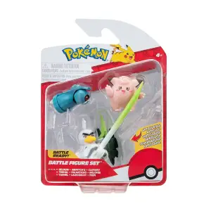 Набір ігрових фігурок POKEMON W18 - КЛЕФЕЙРІ, БЕЛДУМ, СІРФЕТЧ'Д (PKW3057)