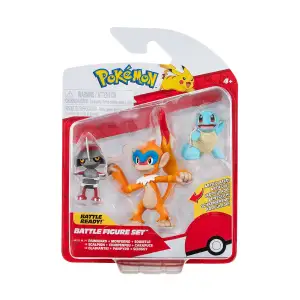 Набір ігрових фігурок POKEMON W18 - ПОНЬЯРД, СКВІРТЛ, МОНФЕРНО (PKW3058)