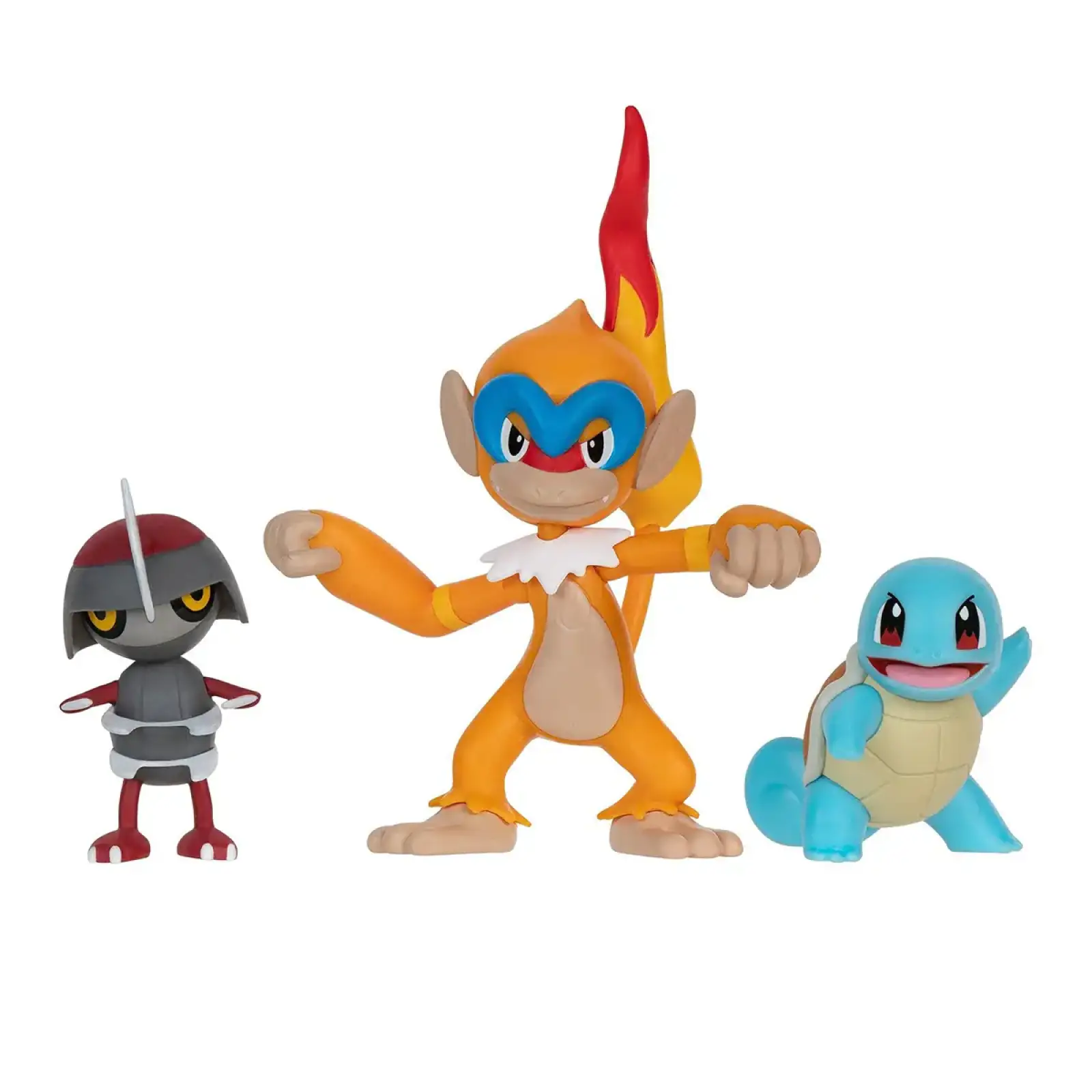 Набір ігрових фігурок POKEMON W18 - ПОНЬЯРД, СКВІРТЛ, МОНФЕРНО (PKW3058)