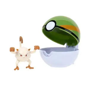 Игровой набор POKEMON W14 - МАНКИ В ПОКЕБОЛЕ (игровая фигурка, покебол) (PKW3136)