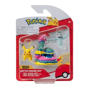 Набір ігрових фігурок POKEMON W19 - МАЧОП, ПІКАЧУ, АЛОЛА МАК (PKW3597)