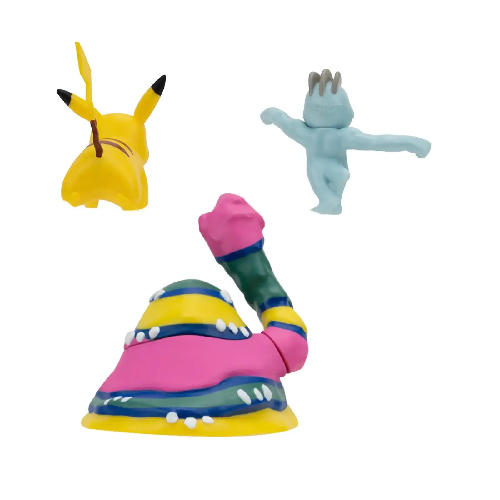Набір ігрових фігурок POKEMON W19 - МАЧОП, ПІКАЧУ, АЛОЛА МАК (PKW3597)