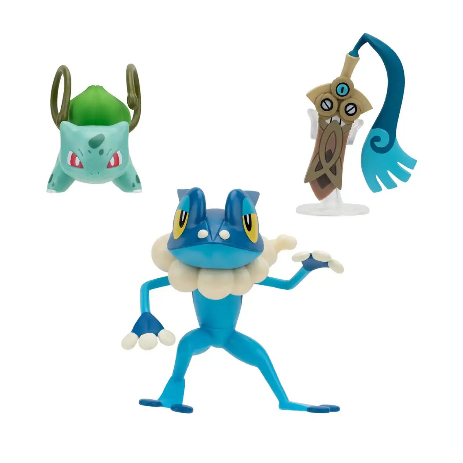 Набір ігрових фігурок POKEMON W19 - ХОНЕДЖ. БУЛЬБАЗАВР, ФРОГАДИР (PKW3599)