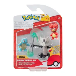 Набір ігрових фігурок POKEMON W19 - МАГБІ, СКВІРТЛ, АЛОЛА МАРОВАК (PKW3600)