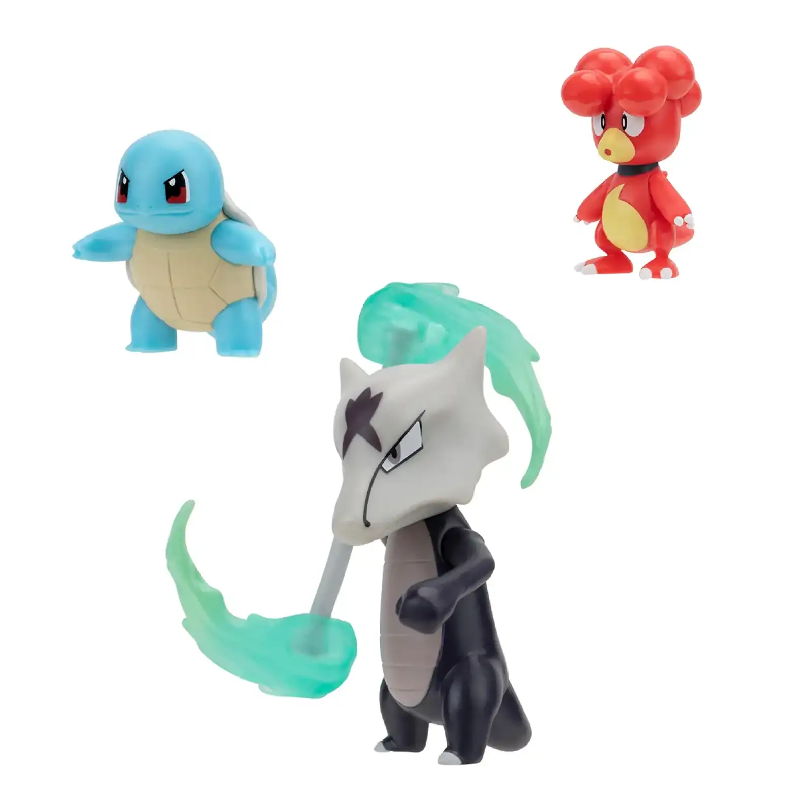 Набір ігрових фігурок POKEMON W19 - МАГБІ, СКВІРТЛ, АЛОЛА МАРОВАК (PKW3600)