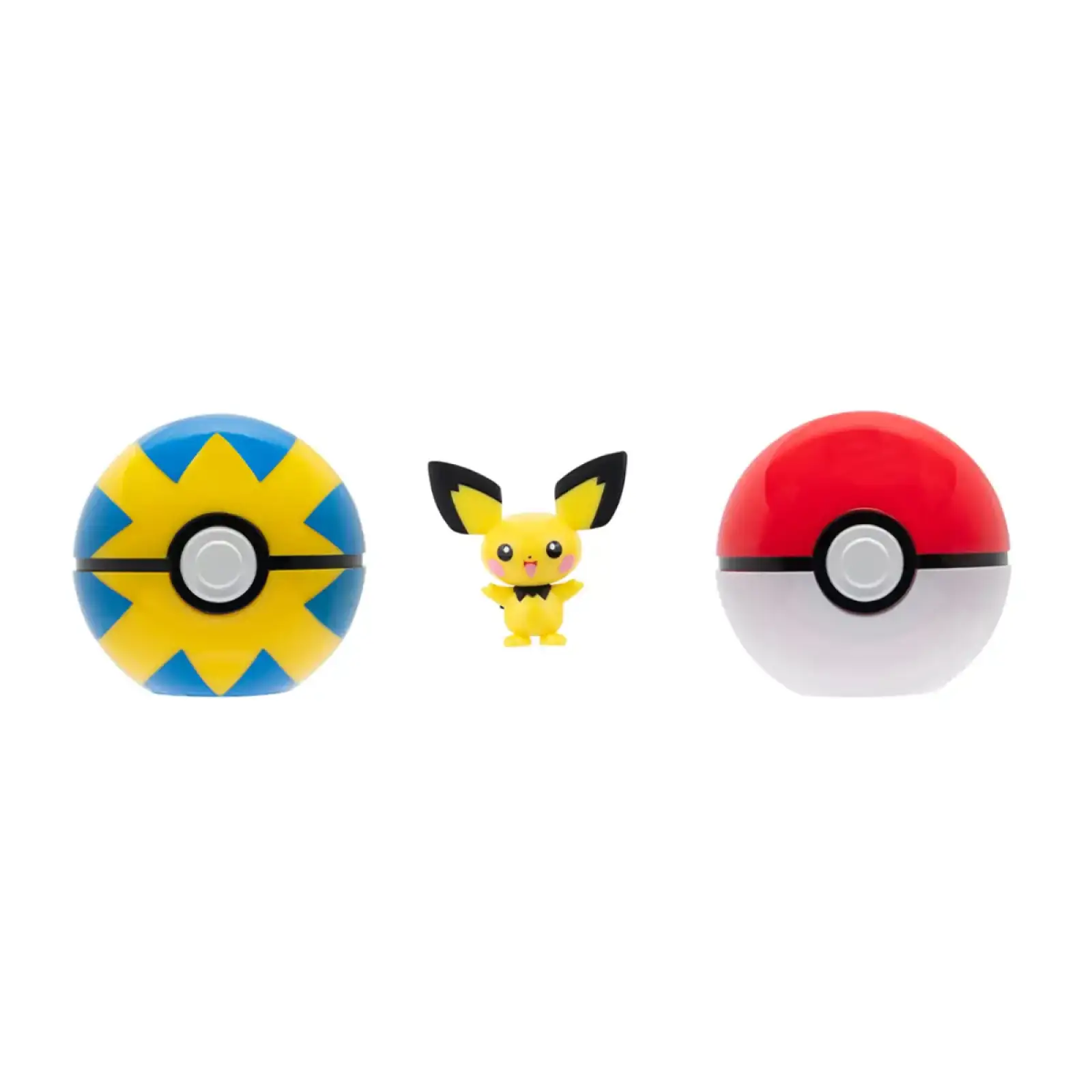 Игровой набор POKEMON W15 - ПОЯС С ПОКЕБОЛАМИ ПИЧУ (пояс, 2 покебола, игровая фигурка) (PKW3643)