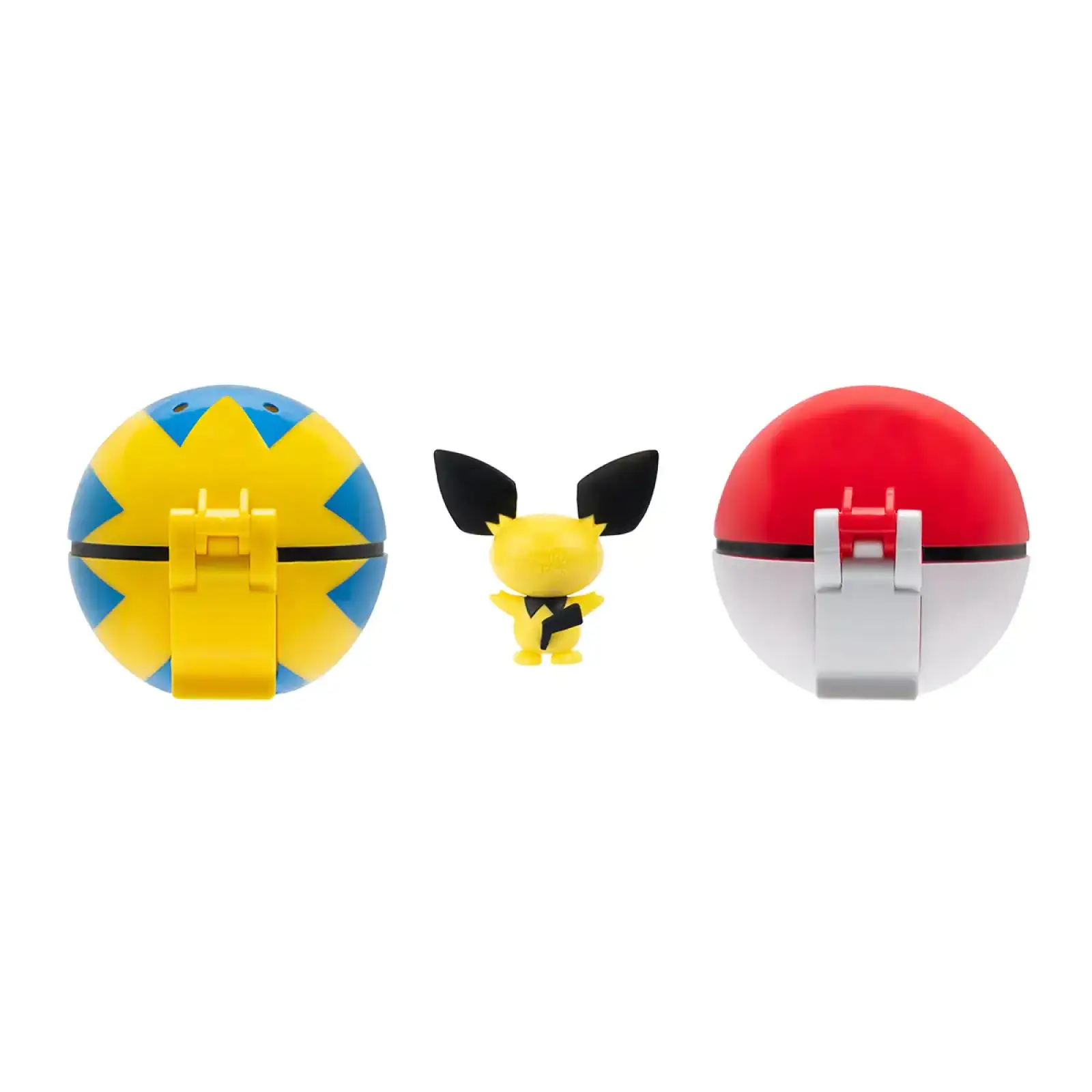 Игровой набор POKEMON W15 - ПОЯС С ПОКЕБОЛАМИ ПИЧУ (пояс, 2 покебола, игровая фигурка) (PKW3643)