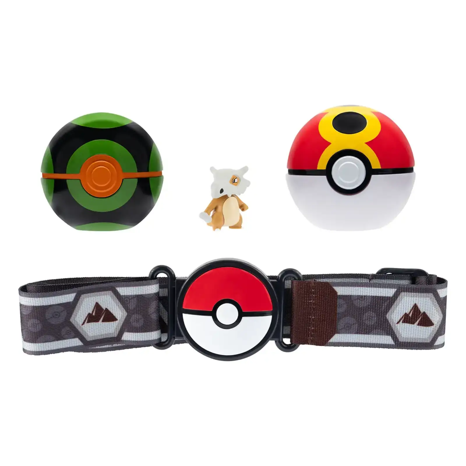 Игровой набор POKEMON W15 - ПОЯС С ПОКЕБОЛАМИ КУБОН (пояс, 2 покебола, игровая фигурка) (PKW3644)