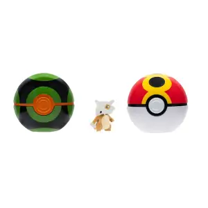 Игровой набор POKEMON W15 - ПОЯС С ПОКЕБОЛАМИ КУБОН (пояс, 2 покебола, игровая фигурка) (PKW3644)