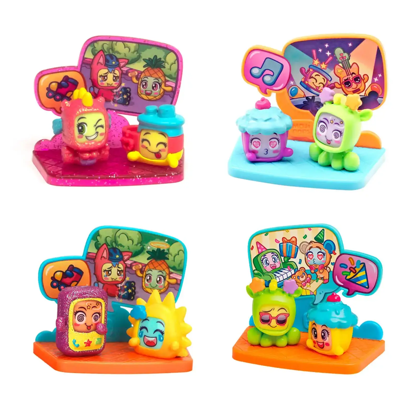 Набір фігурок MOJI POPS S1 – КОРОБОЧКА ПРИГОД (2 фігурки, сцена) (PMP1D612IN00)