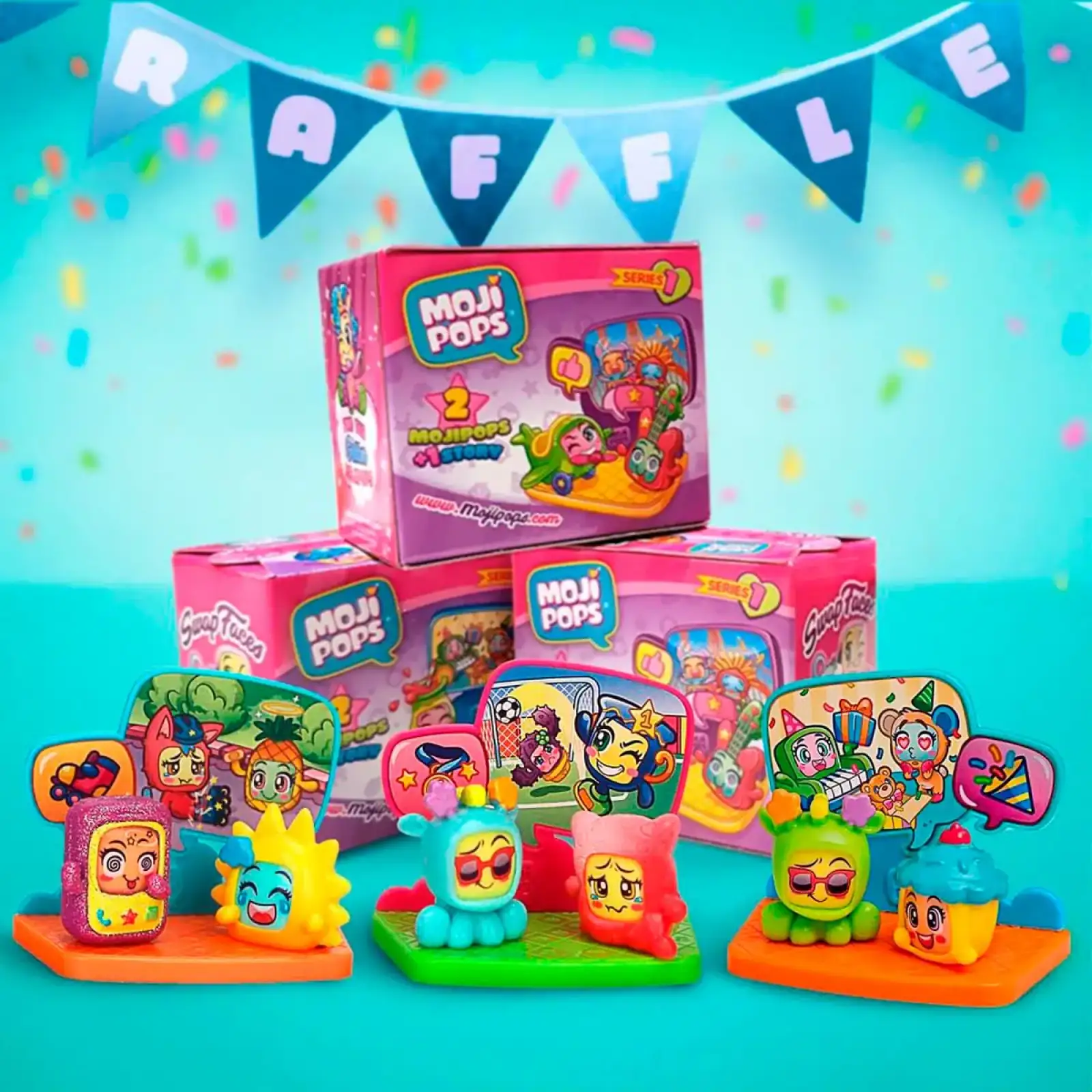 Набір фігурок MOJI POPS S1 – КОРОБОЧКА ПРИГОД (2 фігурки, сцена) (PMP1D612IN00)